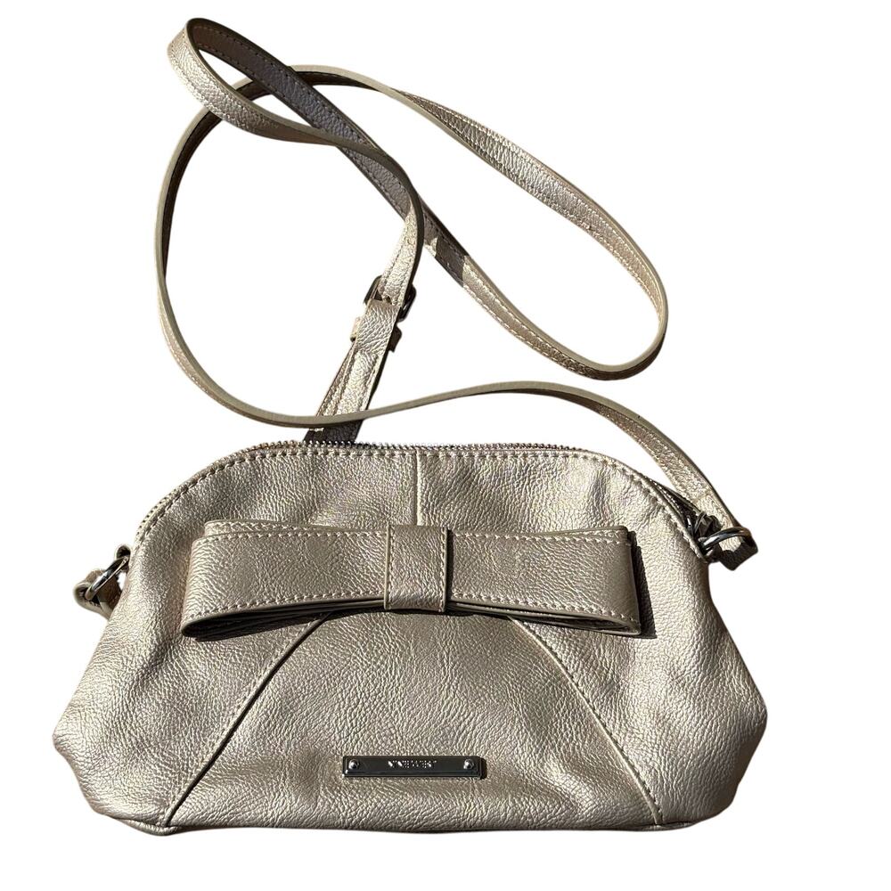 Silver Nine West Bow Purse